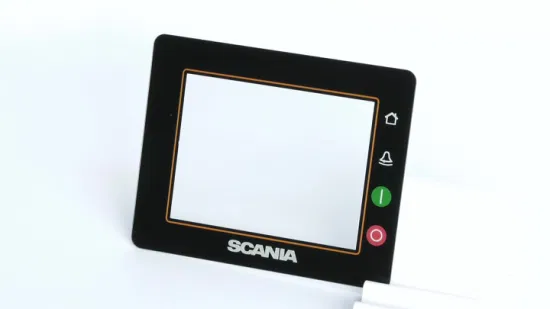 Smart Home Touch-Lichtschalter, Steckdosenrahmen, 2 mm 3 mm, gehärtete Glasscheibe mit schwarzer Farbe, individueller Siebdruck, IR-Fenster
