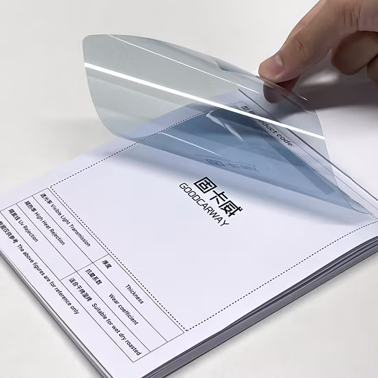 Wasserdichte Auto-Seiten-Antibeschlag-Spiegelfolie, Auto-Smart-Folie, PDLC-Stromversorgung, wasserabweisende Folie für Autofenster