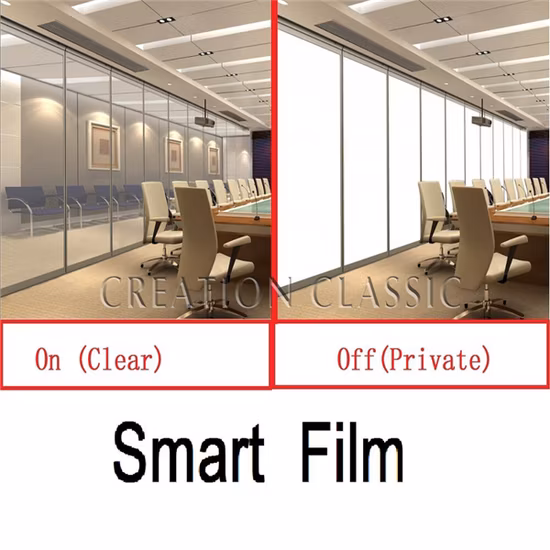 10-mm-Glas mit elektronischer Leistungssteuerung, schaltbarem, intelligentem Sichtschutz-Dimmglas